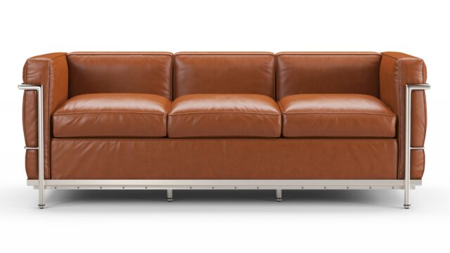 The Corbusier – Tan Premium Leather, Petit Modele