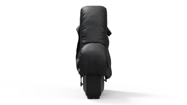 The DS 600 – Black Vegan Leather, Intermediate Sofa Module