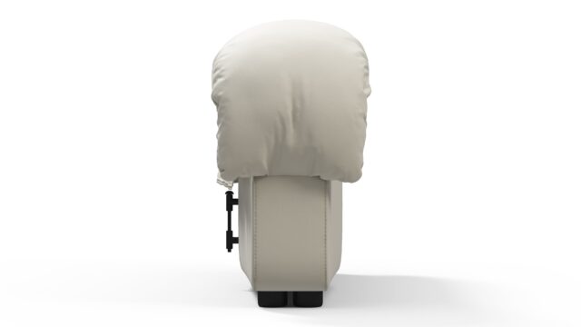 The DS 600 – Cream Vegan Leather, Right End Stool Module