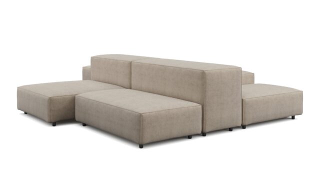 The Extrasoft – Biscotti Brushed Weave, Combination 1 (Left)