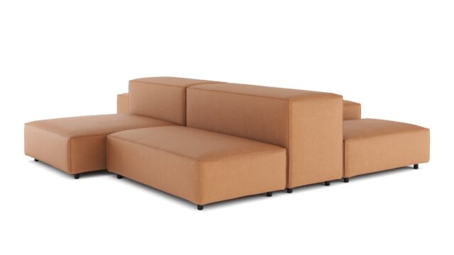 The Extrasoft – Tan Vegan Leather, Combination 1 (Left)
