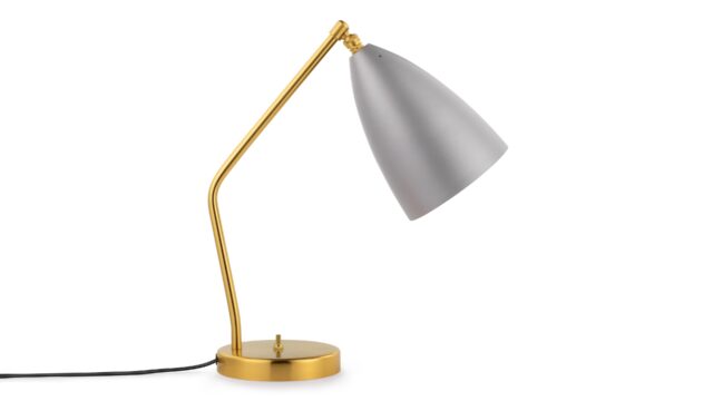 The Grasshopper – Gray, Table Lamp