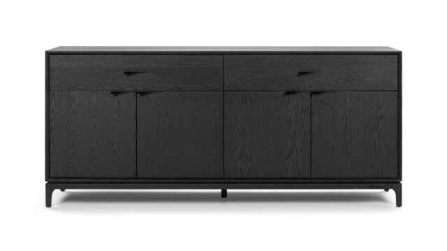 The Credenza Black Ash – Black