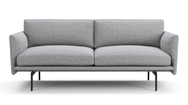 The Toriko – Light Gray Wool, Two Seater