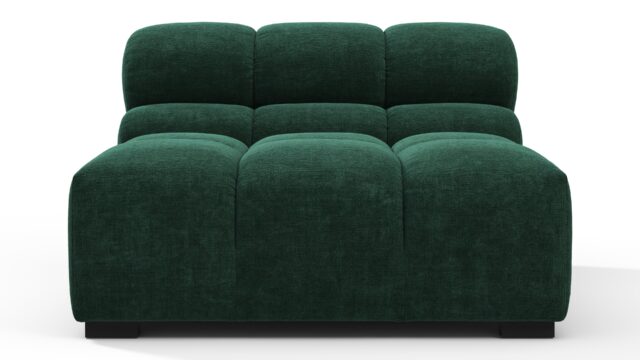 The Tufty – Forest Green Chenille, Armless