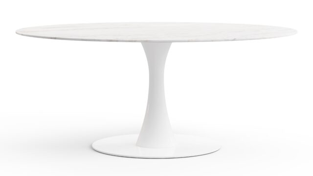 The Aarhus – Calacatta Marble, Oval 67in
