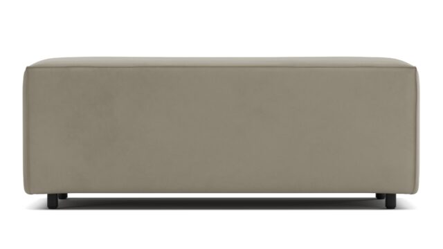 The Extrasoft – Beige Gray Vegan Leather, L Armrest