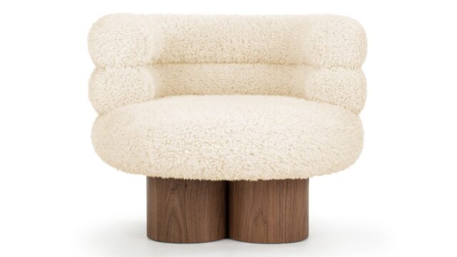 The Lana – White Long Hair Sherpa