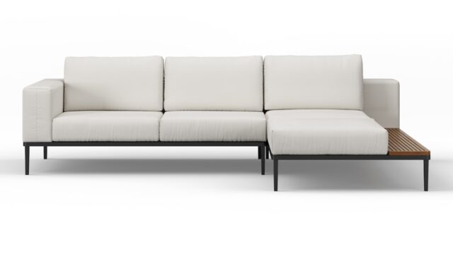 The Marcus – Shell Performance Weave, Small Sectional (Right Chaise)