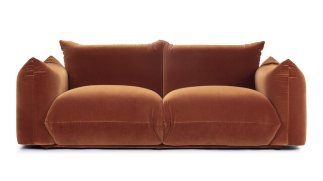 The Marenco – Spice Velvet, Two Seater Sofa