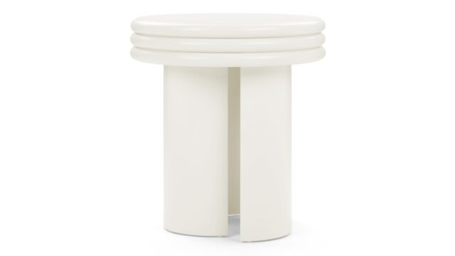 The Pascal – Ivory, Side Table