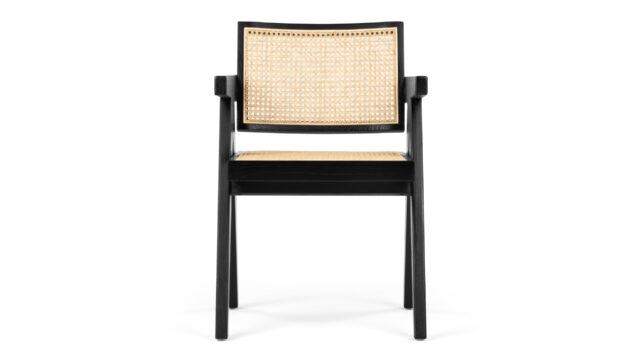 The Jeanneret Armchair – Black, Armchair