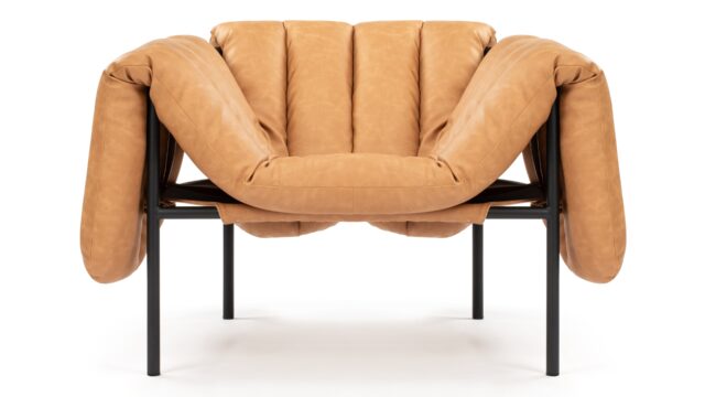 The Puffy – Tan Vegan Leather