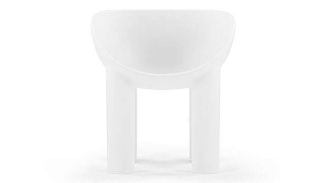 The Roly Poly – White, Dining Chair