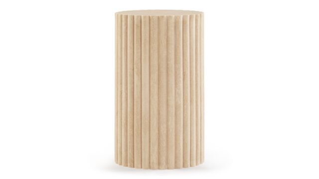 The Saturn – Travertine, Side Table