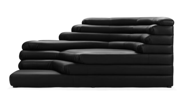 The Terrazza – Black Vegan Leather, Right Arm