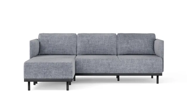 Matilda – Medium Grey Linen, Four Seater Sofa
