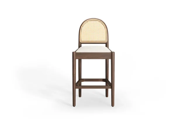 Yuna – Walnut, Bar Stool